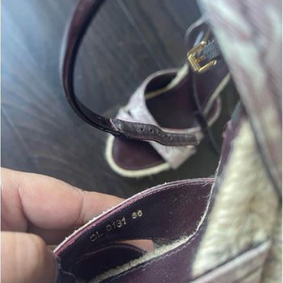 Vintage Louis Vuitton Wedges (36) - Picture 3 of 5